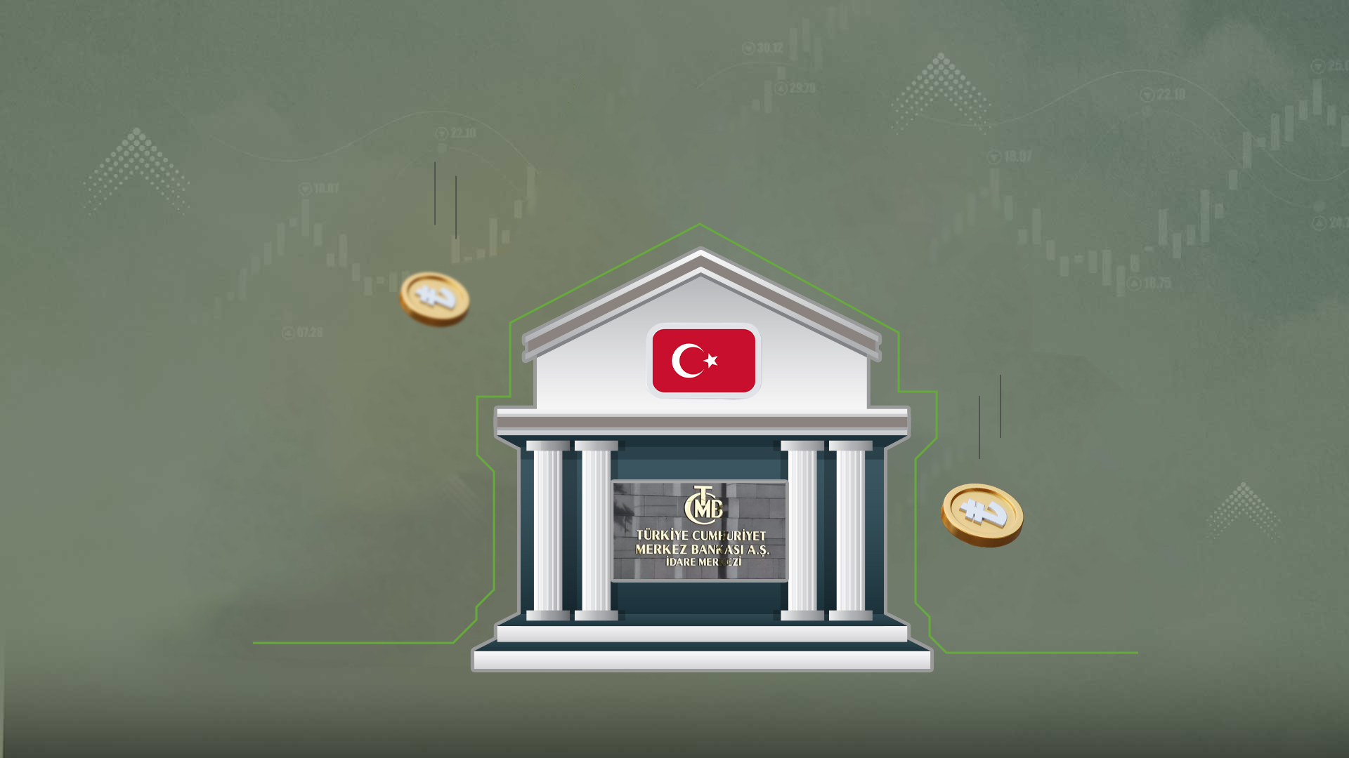البنك المركزي التركي يخالف التوقعات ويعلن عن خفض الفائدة