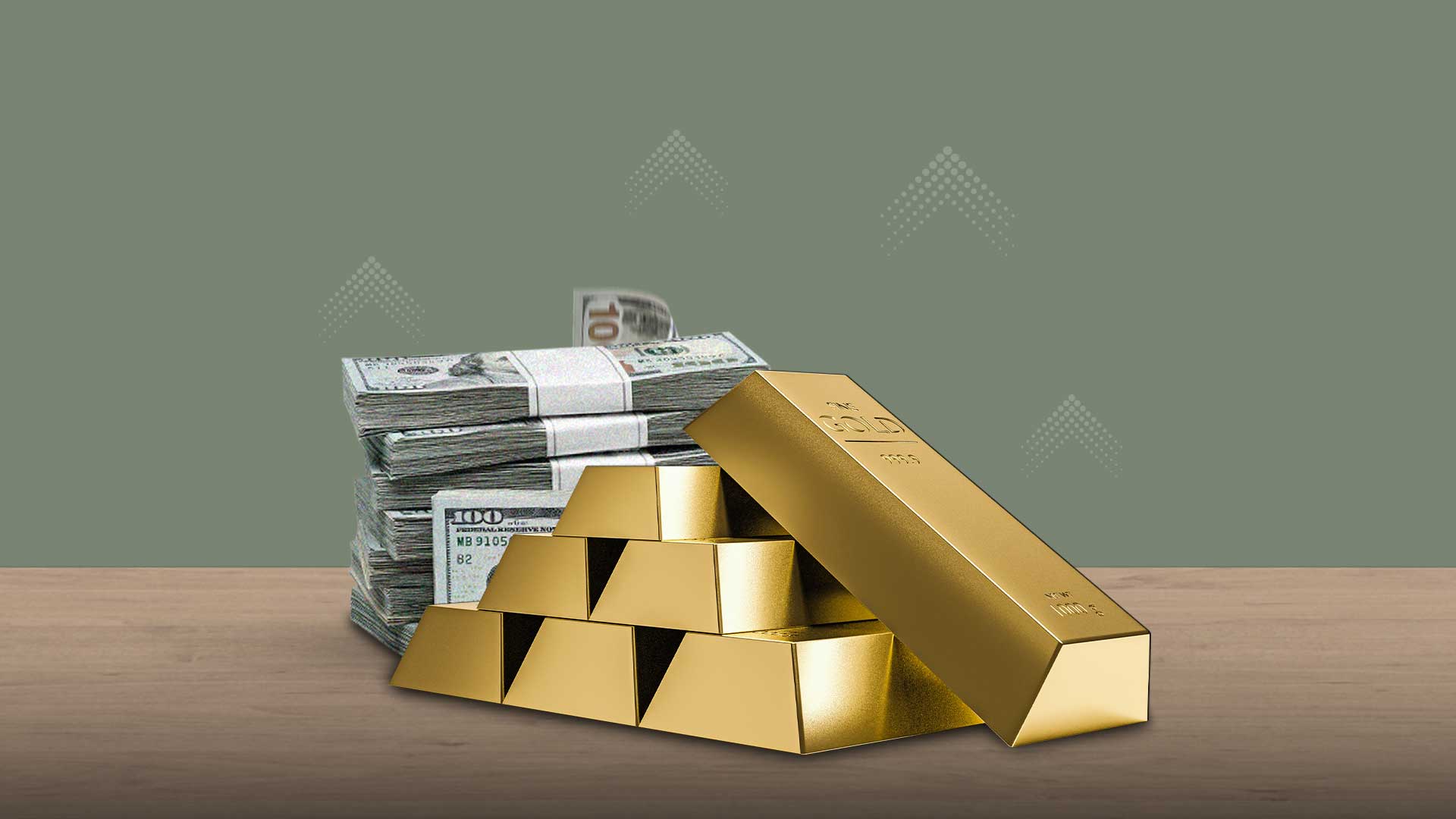 ما طبيعة العلاقة بين أسعار الدولار والذهب؟